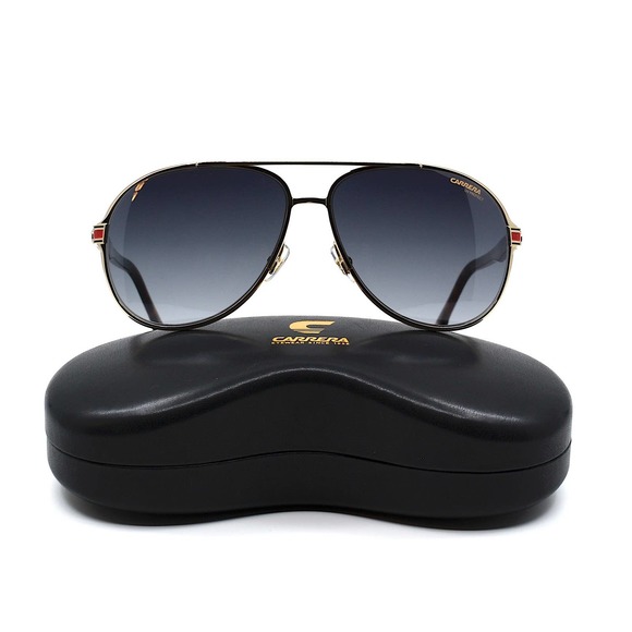 NEW CARRERA 1051/S 06J GOLD GREY AVIATOR AUTHENTIC SUNGLASSES - Picture 5 of 12